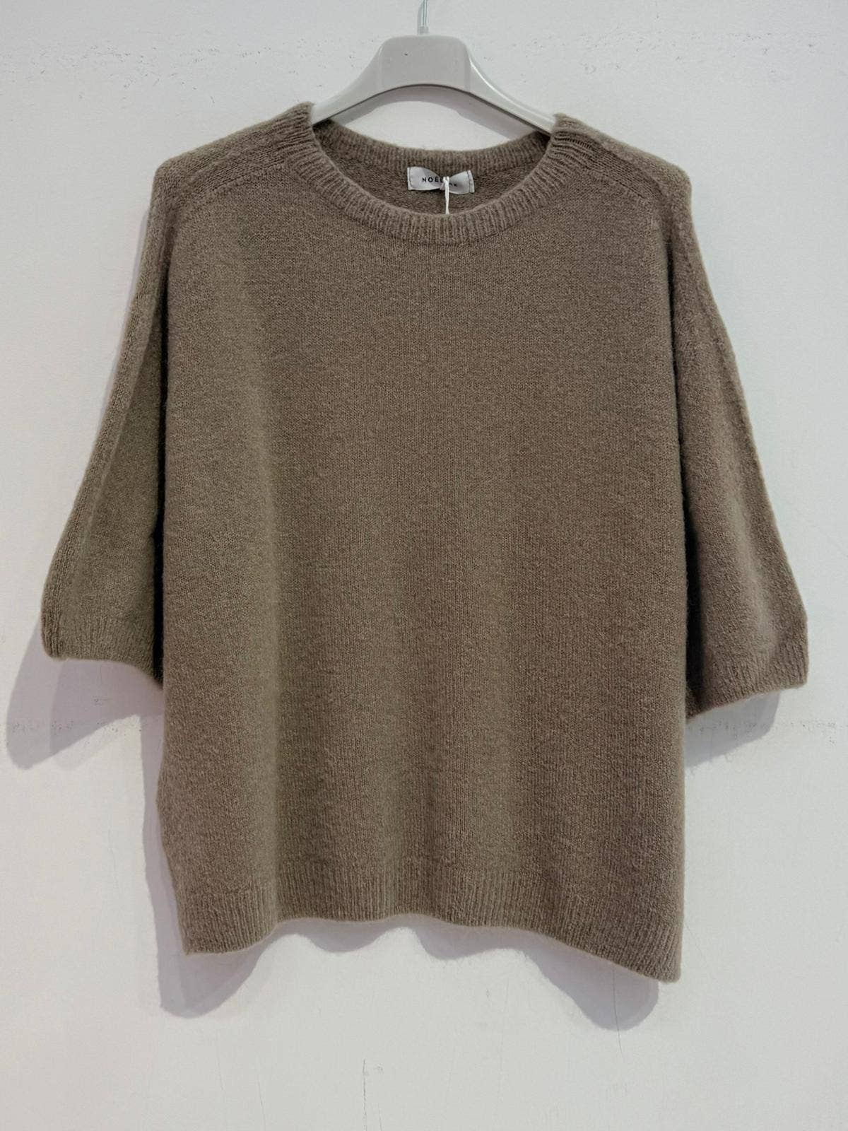 Pull en alpaga superfine 8010: Taupe