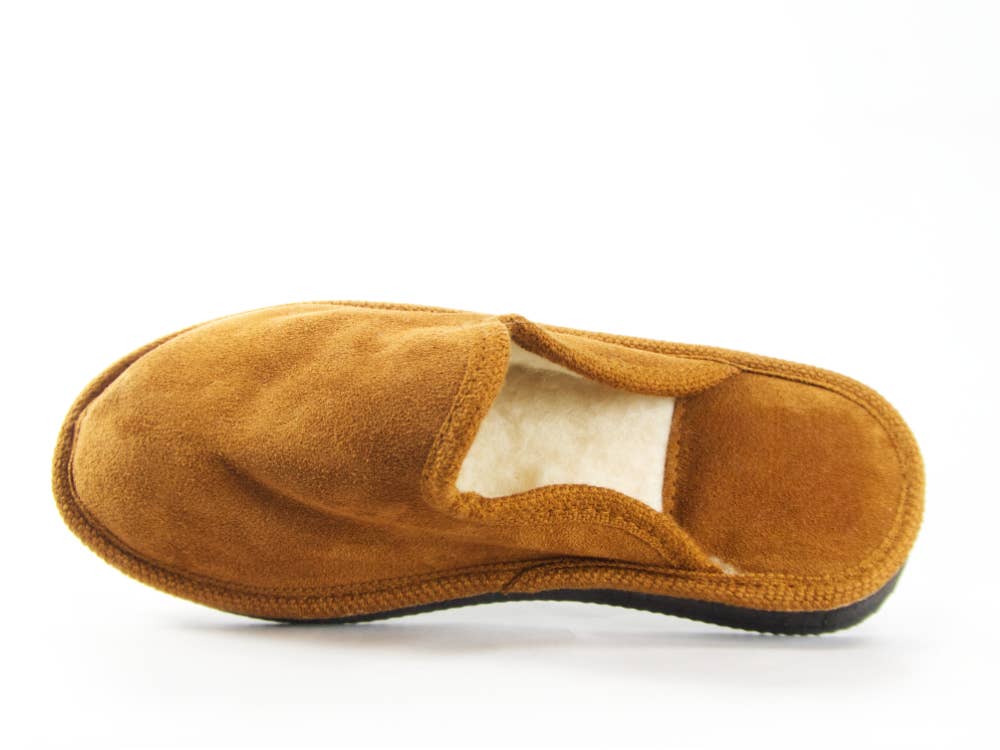 Pantoufle espagnole Bernardino en laine cognac 36-46: Cognac / 41